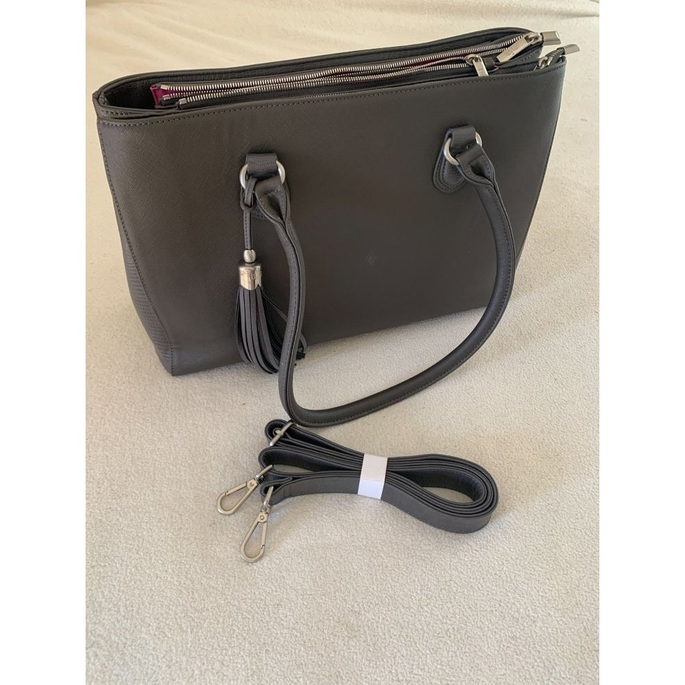 BFB My Best Friend Is A Bag Shoulder Bag Gray